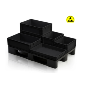 Electrostatic discharge materials (ESD) Euro containers