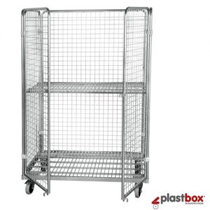 Steel rollcontainer for EUR pallet 950 x 1.350 mm 4 sides
