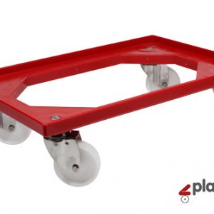Plastic Trolley-Dolly PP 100mm (Galvanized wheels)