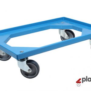 Plastic Trolley- Dolly GU BL 100 (galvanized wheels)