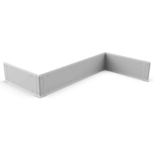 Wall Guard with Hygienic Skirting (PPC)