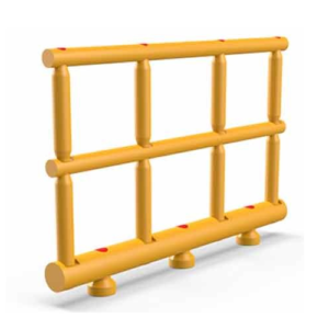 Impact Safety Barrier (triple) Ø120/70/70