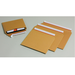 Brown letter envelope with self-adhesive