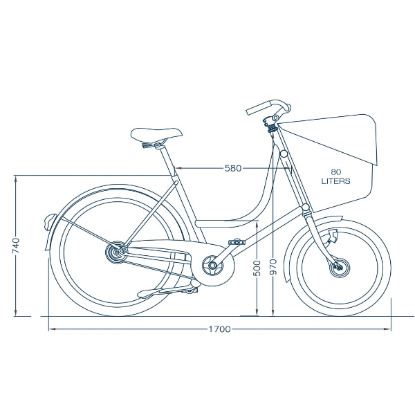 Compact Classic Cargo Bike