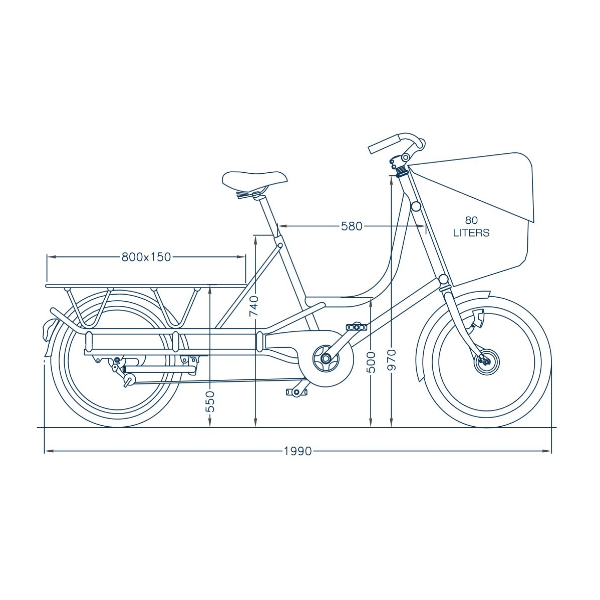 E-Justlong Cargo Bike