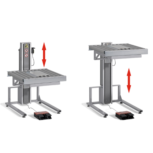 Lifting element packing tables