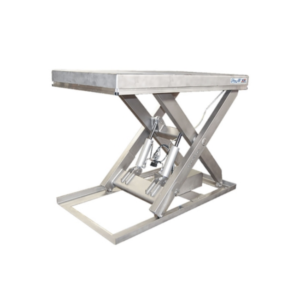 Lift table in stainless steel